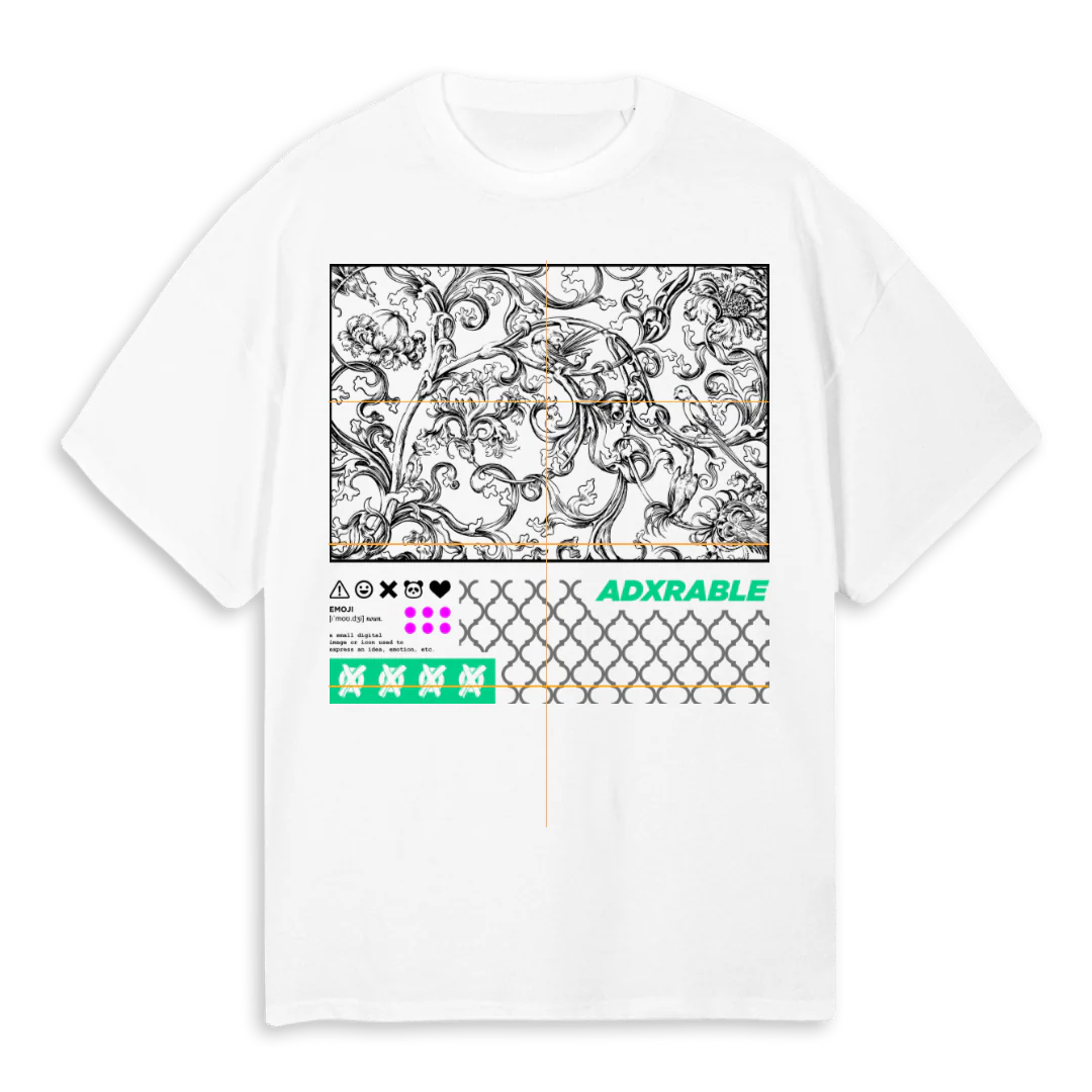 AVANTEGARDEONE White Oversized Tee.