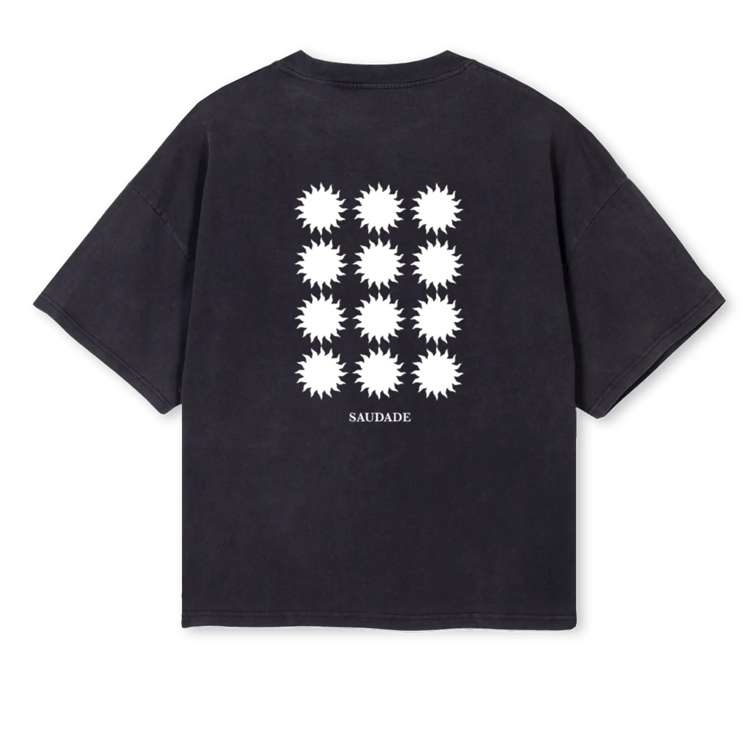 AVASAUDADE Vintage Black Oversized Boxy Tee. - Image 2