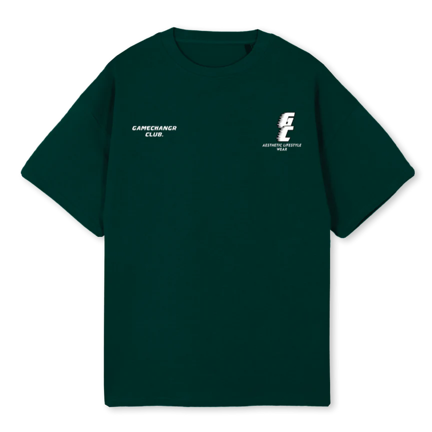 AWGAMECHANGR Wild Green Oversized Tee.