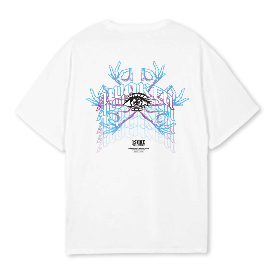 AWOKEN White Oversized Tee. - Image 2