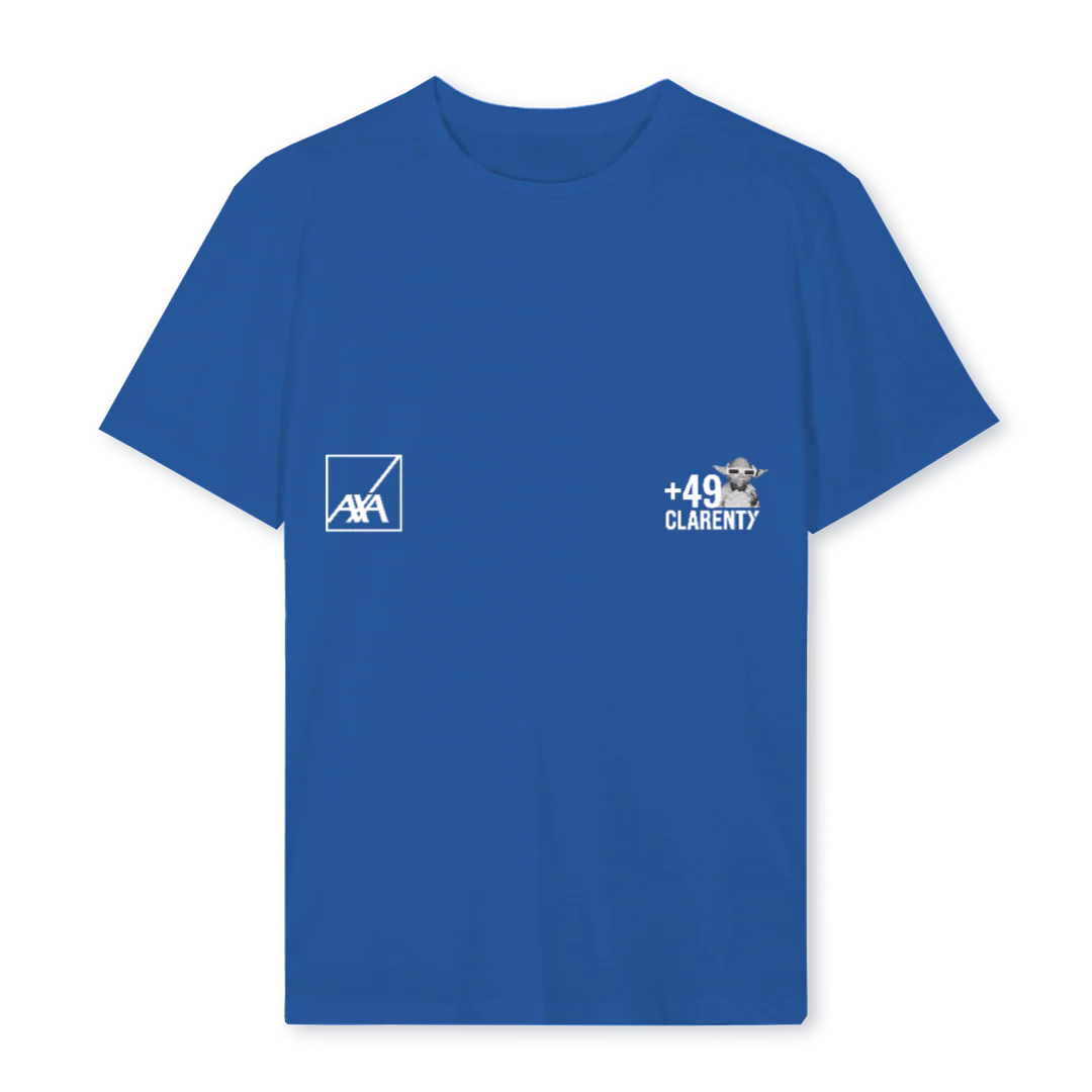 AXAMEDKLRH Cobalt Blue Regular Tee.