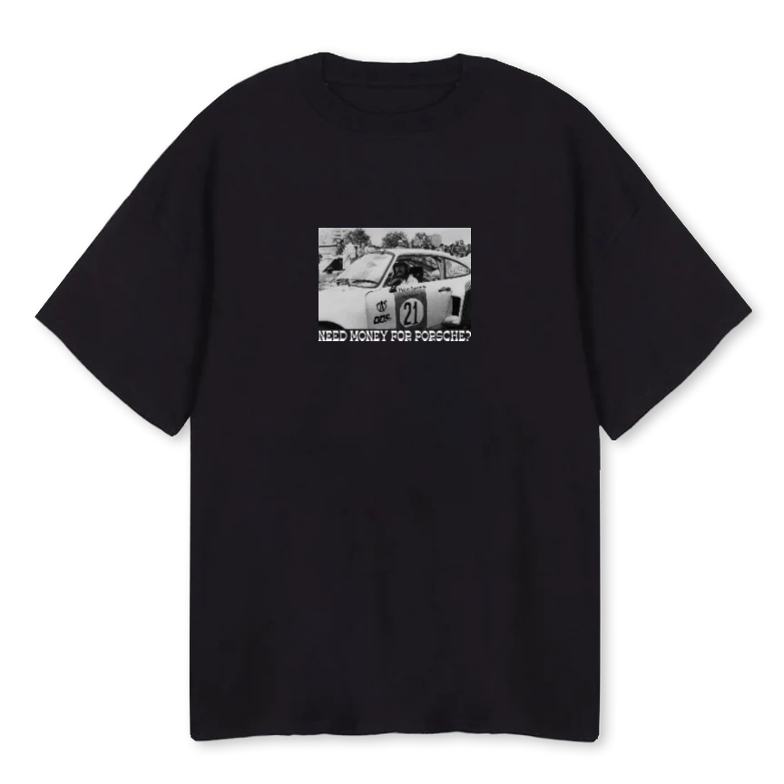AXODFESCOBARBLACK Black Oversized Tee.