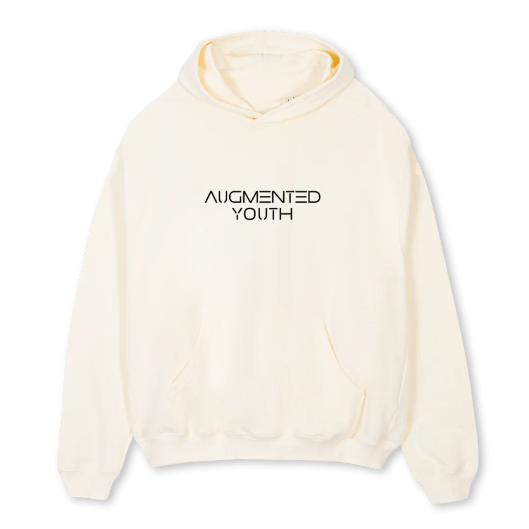 AYCRM Cream Oversized Hoodie.