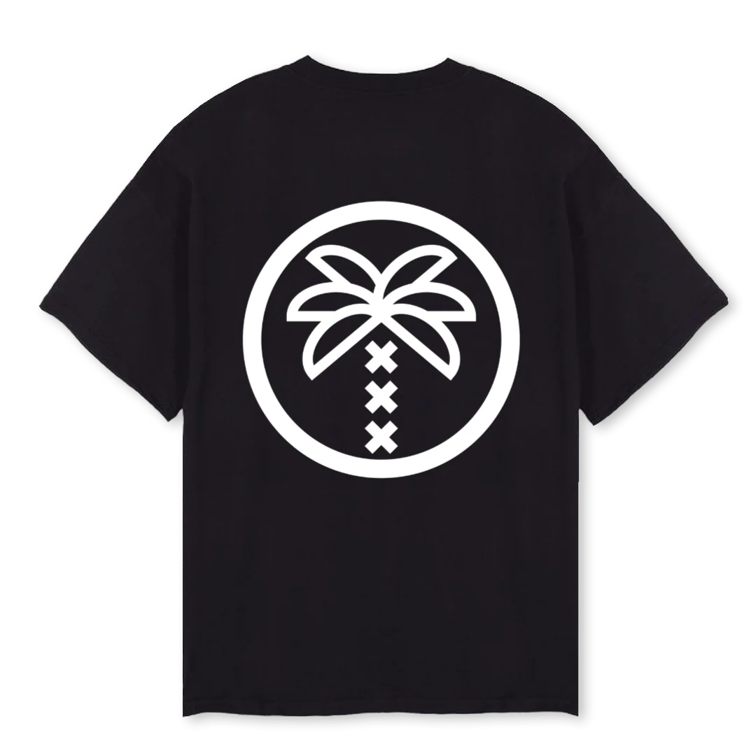 AYOUB  Black Oversized Tee. - Image 2