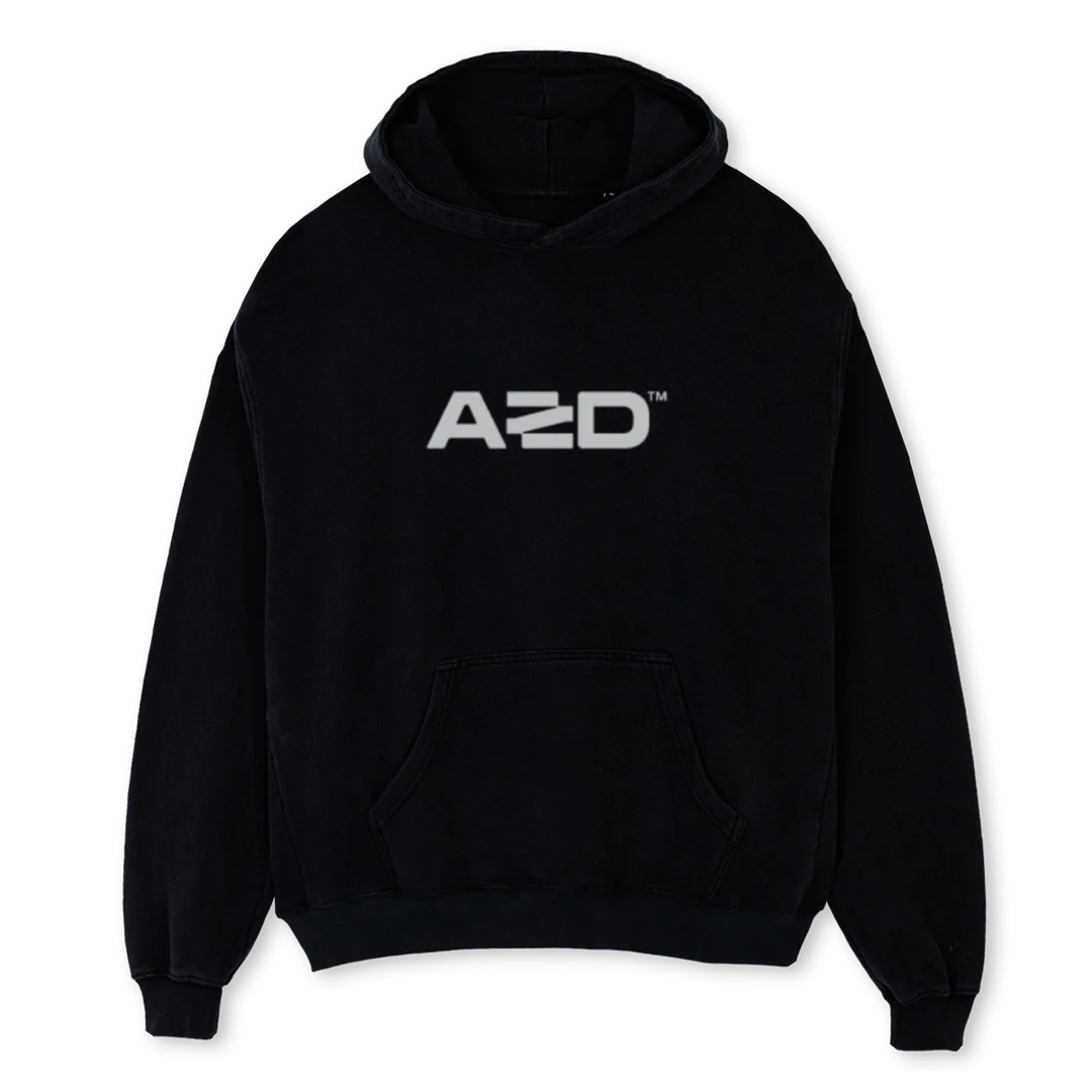 AZDWSS Black Oversized Hoodie.