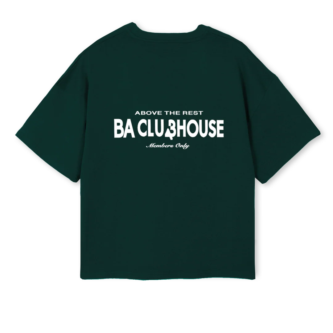 BA ESSENTIAL_W Wild Green Oversized Boxy Tee. - Image 2