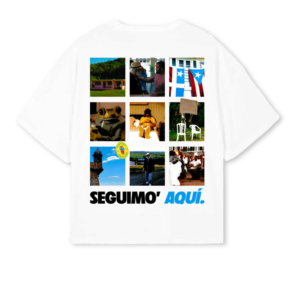 BAADBONI White Oversized Boxy Tee. - Image 2
