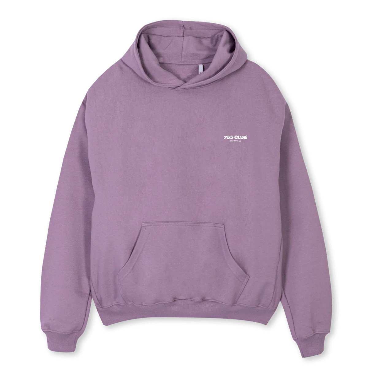 BACK AMSTERDAM Purple Oversized Hoodie.