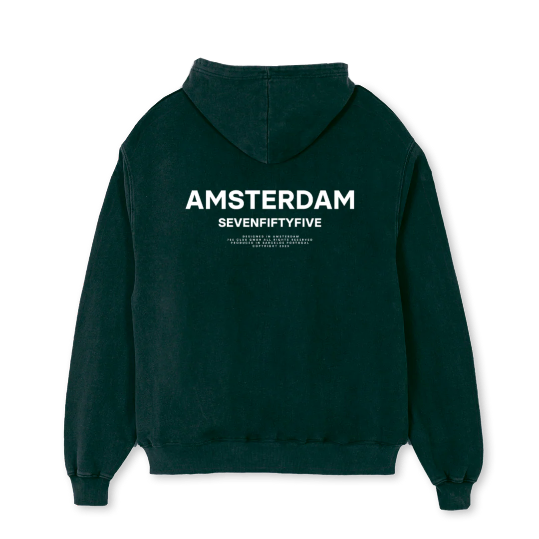 BACK TEXT Wild Green Oversized Hoodie. - Image 2