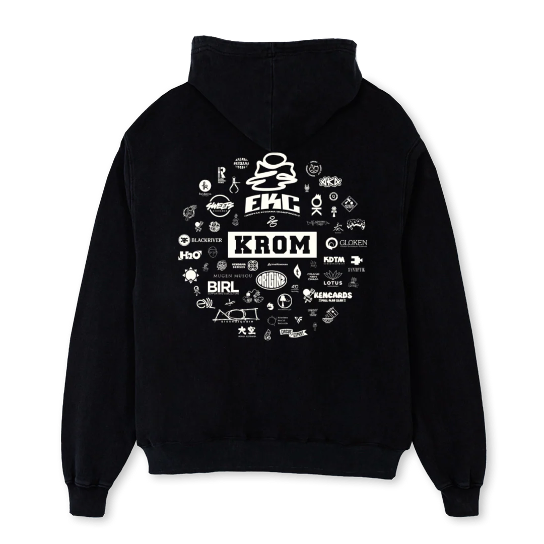 EKCHOODTWENTYSIX_B Black Oversized Hoodie. - Image 2