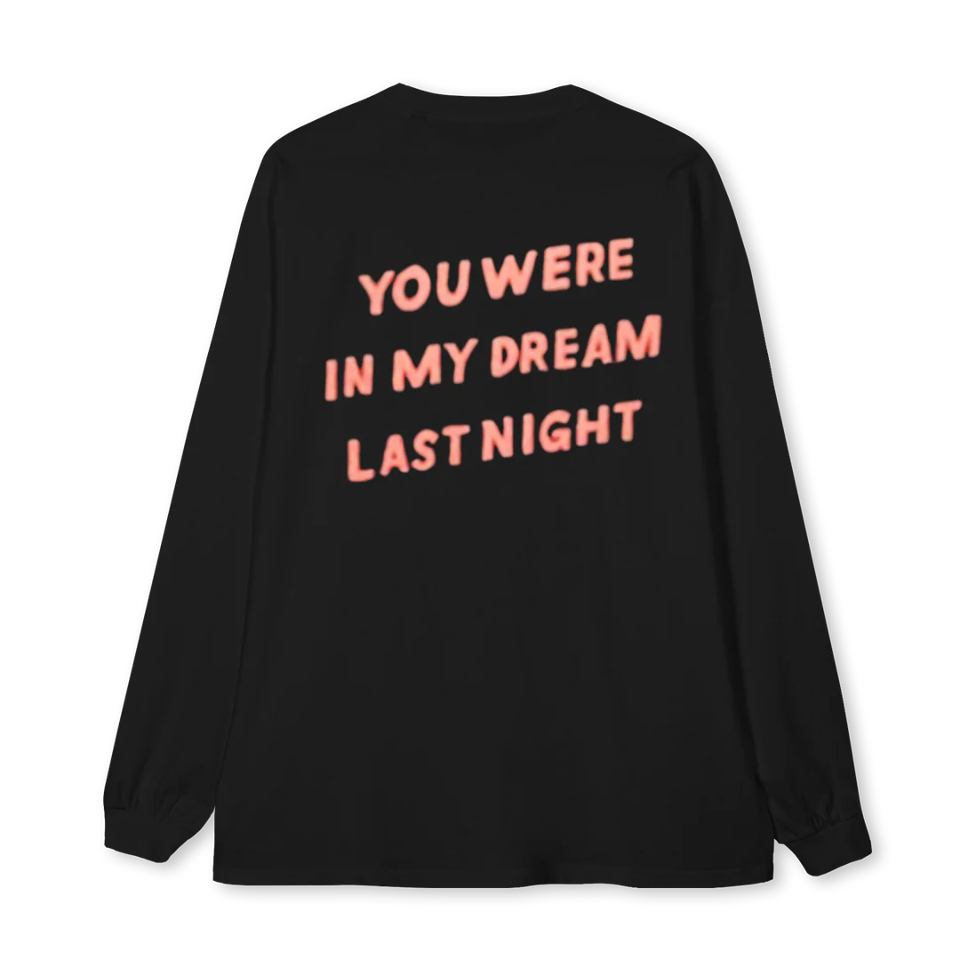 BACKSIDEDREAM Black Oversized LS Tee. - Image 2