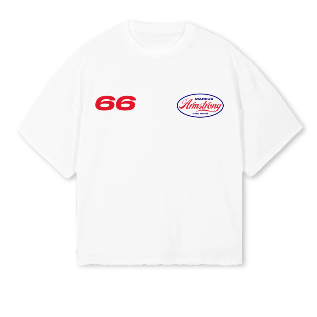 ARMSTRONG_SP White Oversized Boxy Tee