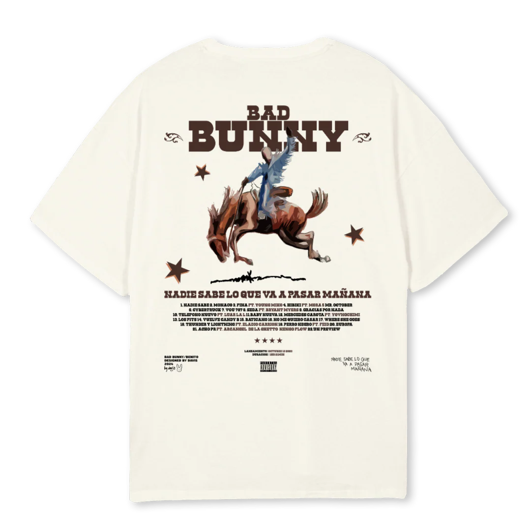 BAD Cream Oversized Tee. - Image 2
