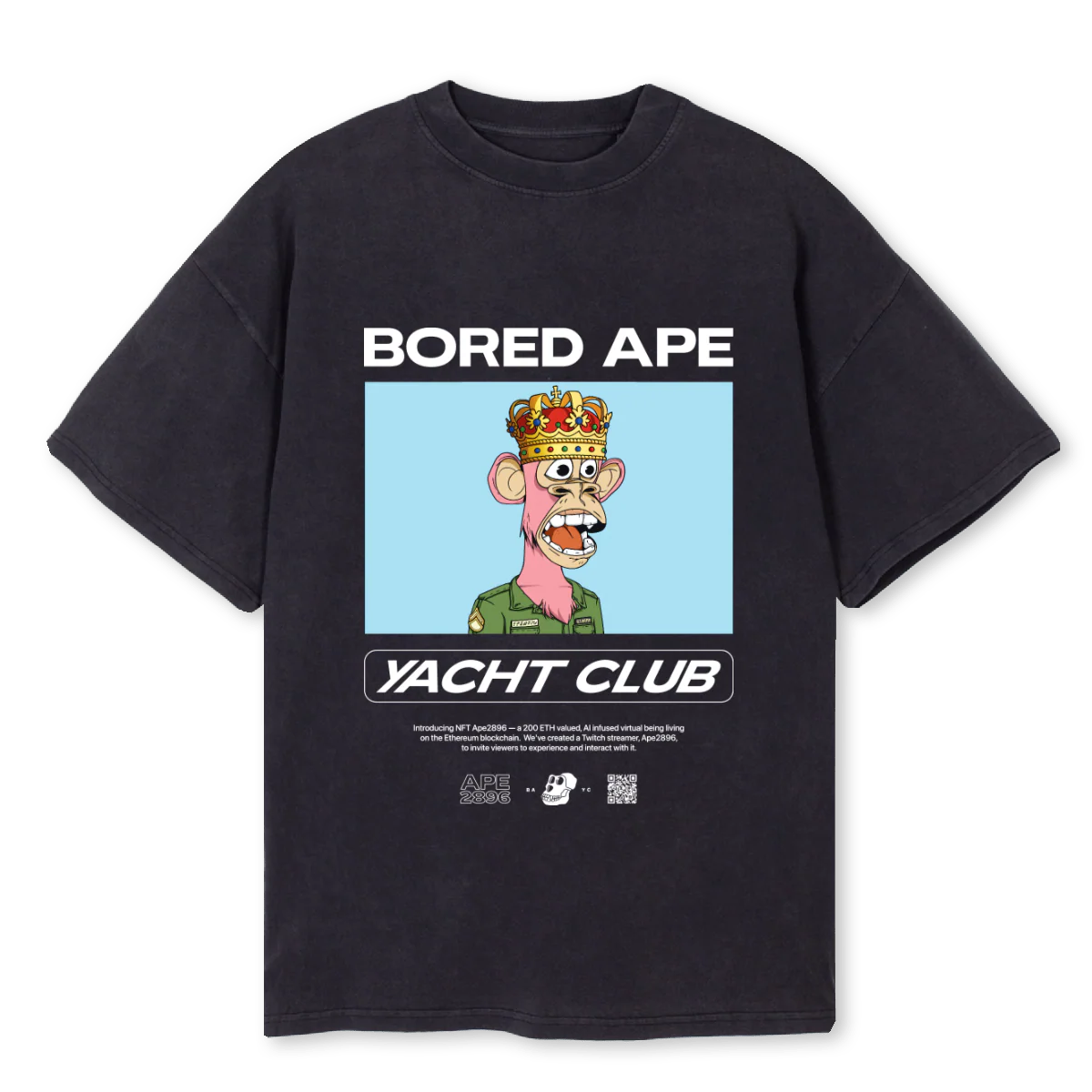 BAIIVINTAGE Vintage Black Oversized Tee.