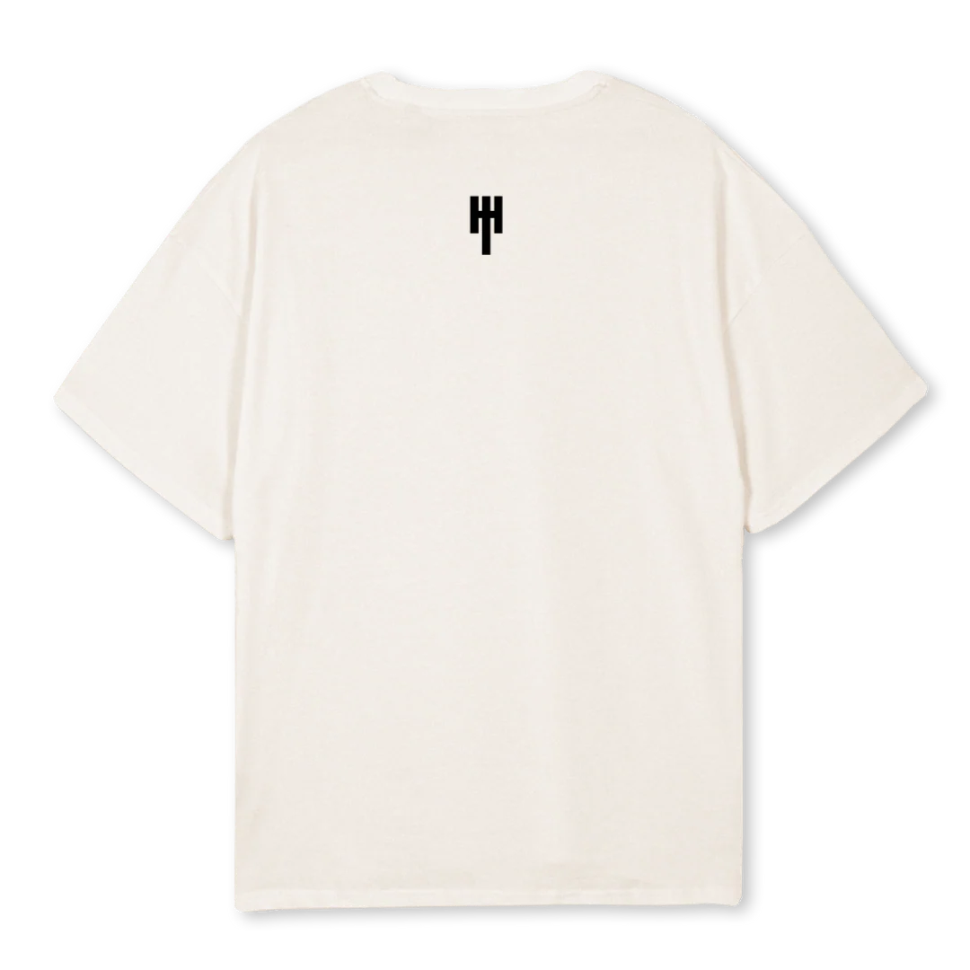 BALCKFATE Vintage White Oversized Tee. - Image 2