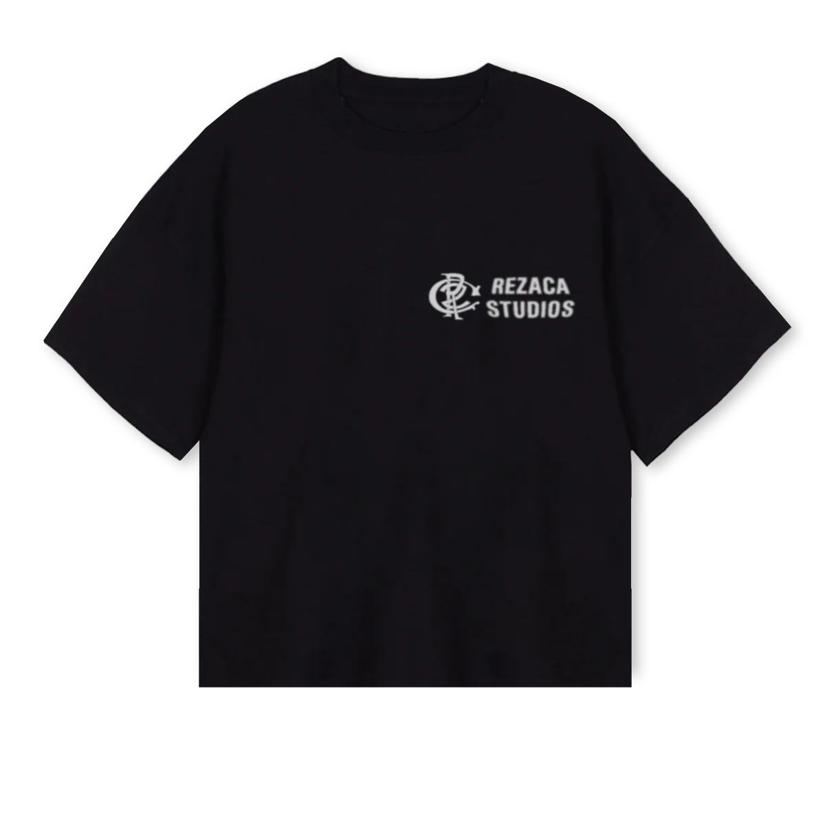 BALLETX Black Oversized Boxy Tee.