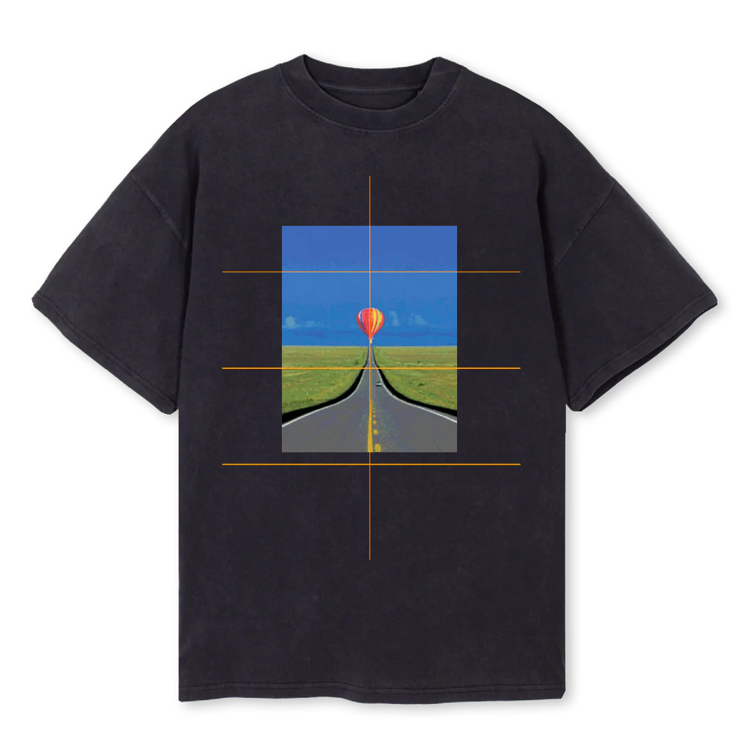 BALLOON VTGBLK Vintage Black Oversized Tee.