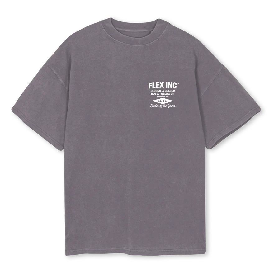 BALNAF Pigment Grey Oversized Tee.