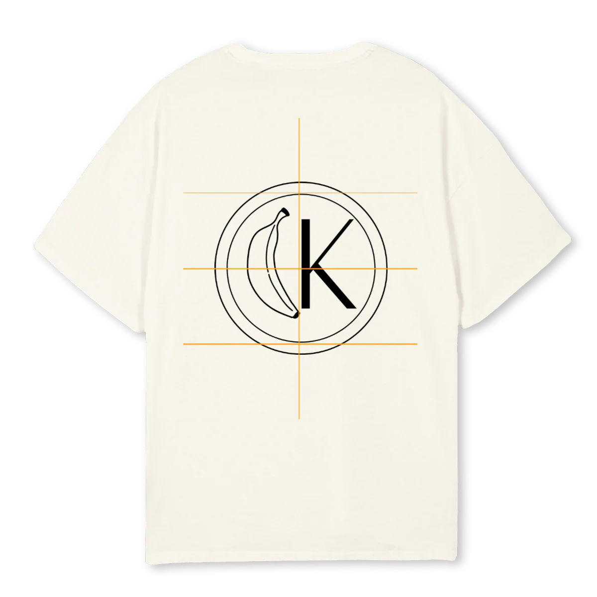 BANANA BTOC Cream Oversized Tee. - Image 2