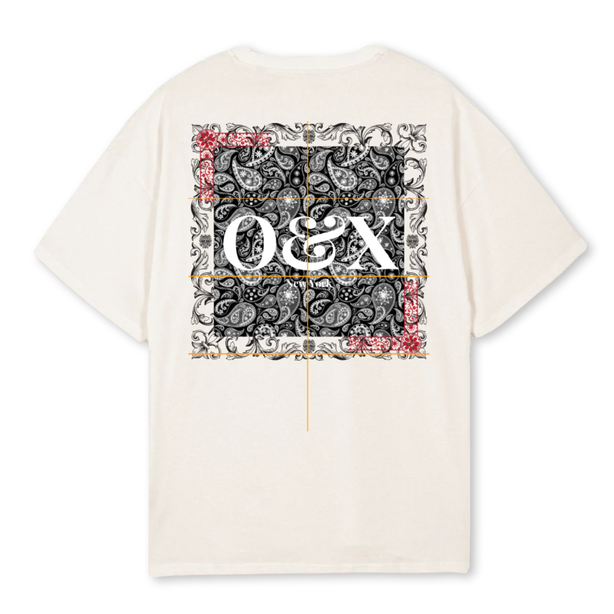 BANDANATEETHREE Vintage White Oversized Tee. - Image 2