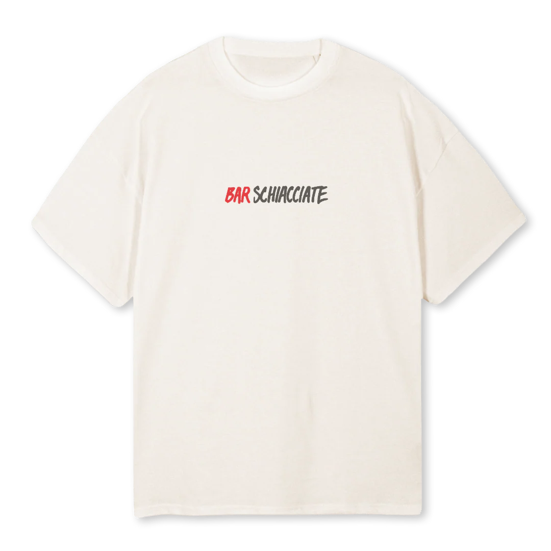 BAR SCHI VINTAGE WHI Vintage White Oversized Tee.