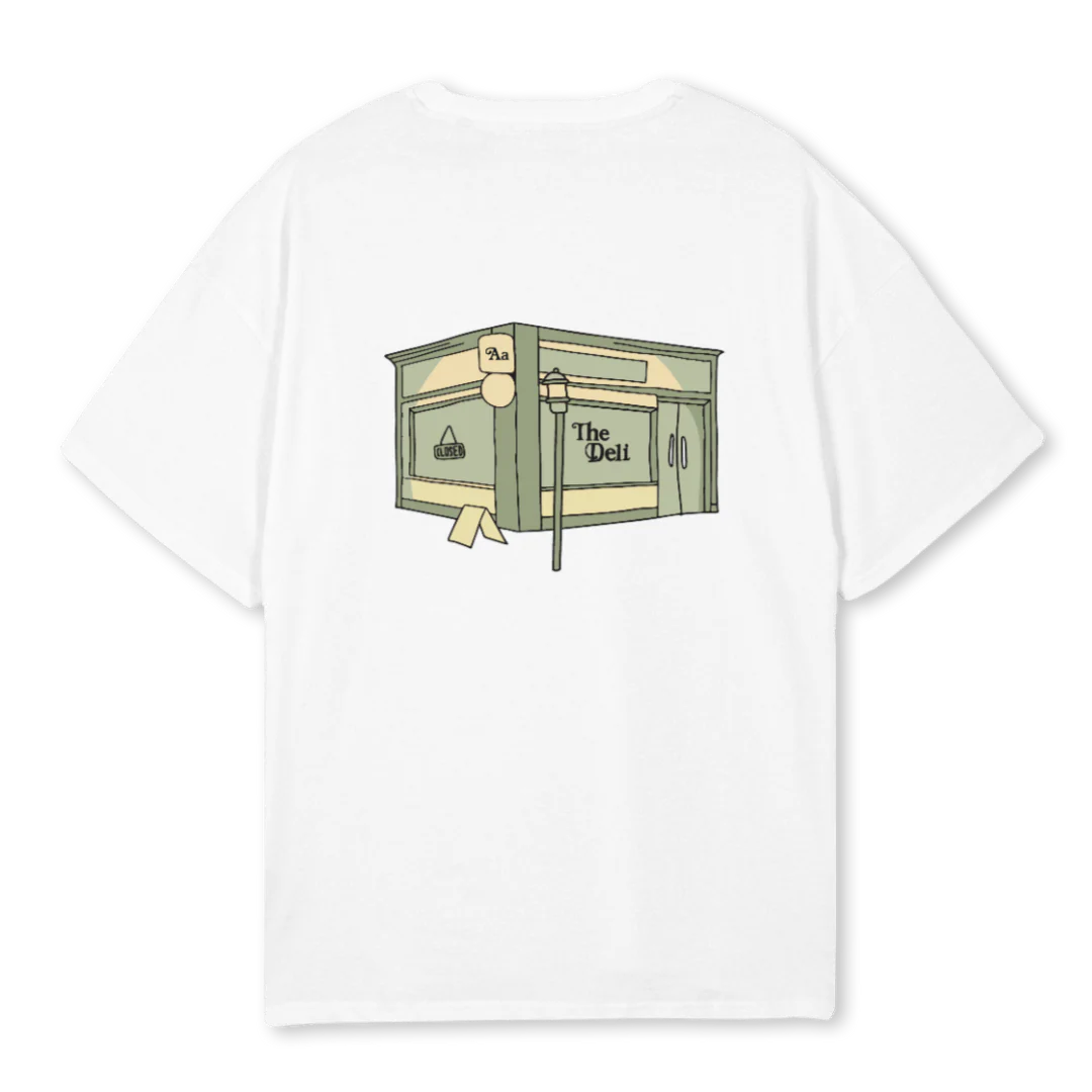 BARRIPAKKA White Oversized Tee. - Image 2