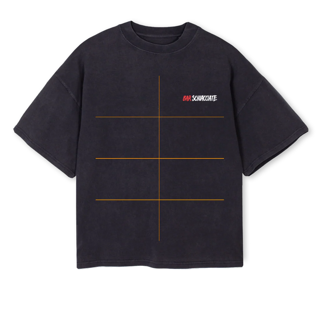 BARSCHIABOXYPERSONAL Vintage Black Oversized Boxy Tee.
