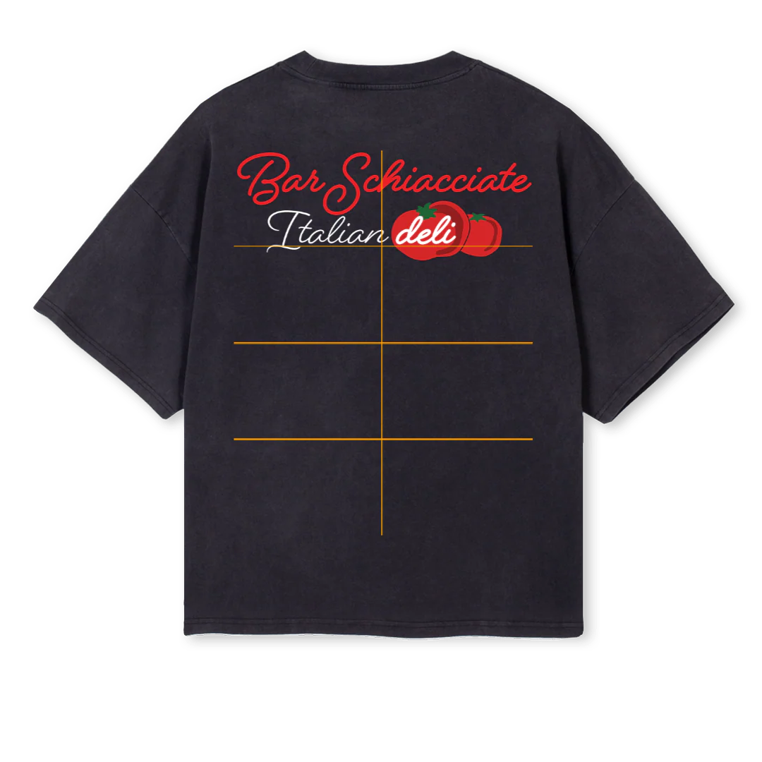 BARSCHIABOXYPERSONAL Vintage Black Oversized Boxy Tee. - Image 2