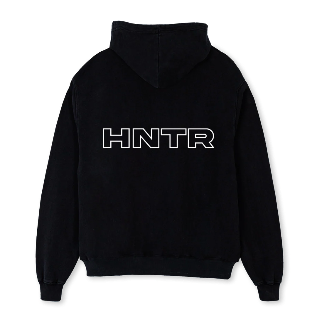 BASEANDLINE OSH Black Oversized Hoodie. - Image 2