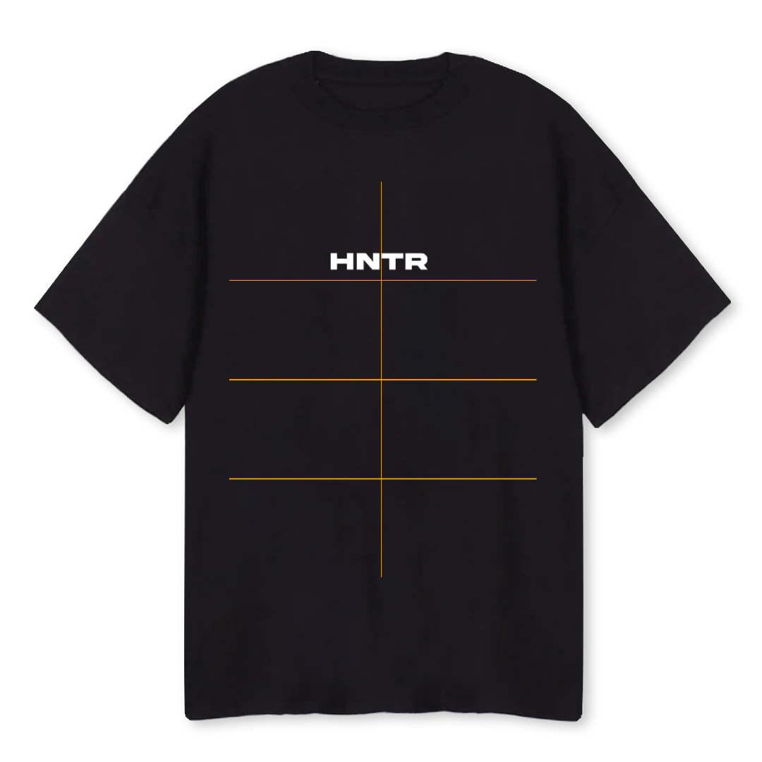 BASEANDLINE Black Oversized Tee.