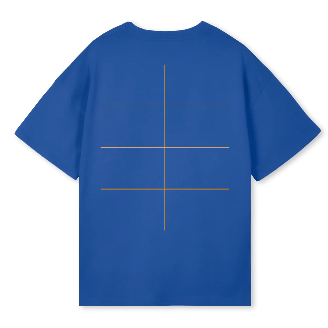 BASECAMP Cobalt Blue Oversized Tee. - Image 2