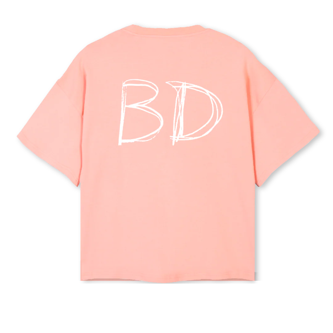 BASEMENT Pink Clay Oversized Boxy Tee. - Image 2