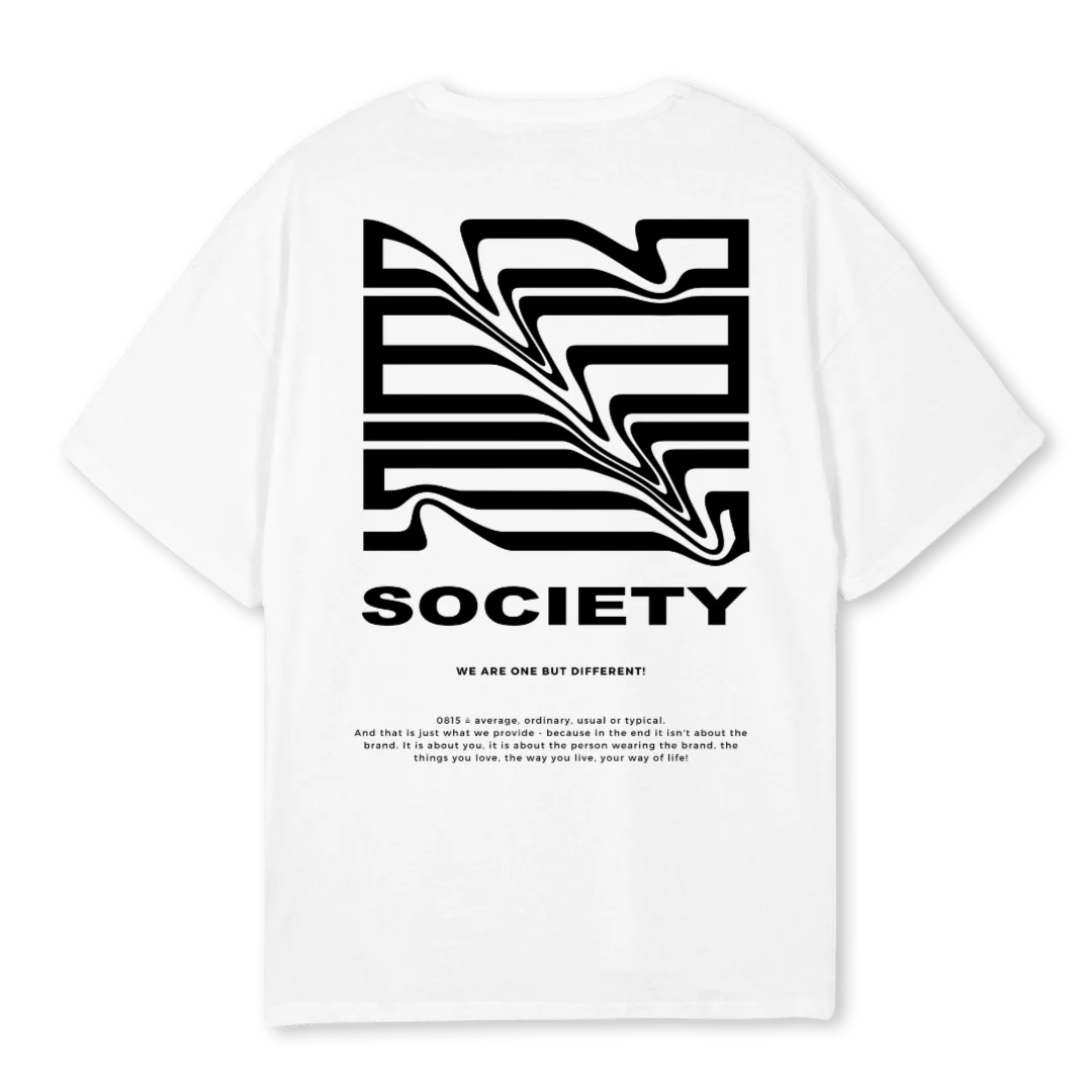 BASESCREWEDW White Oversized Tee. - Image 2