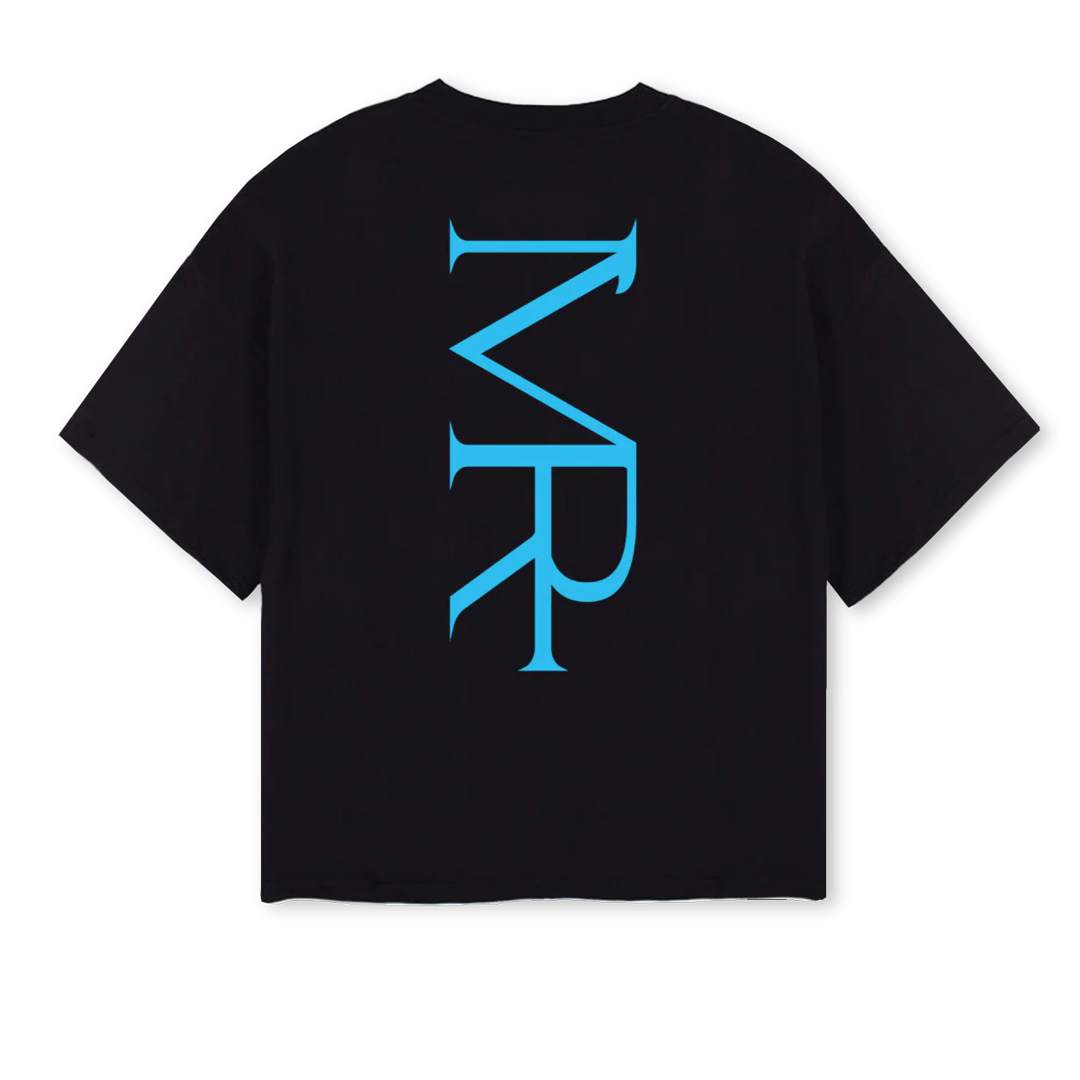 BASICBLUE Black Oversized Boxy Tee. - Image 2