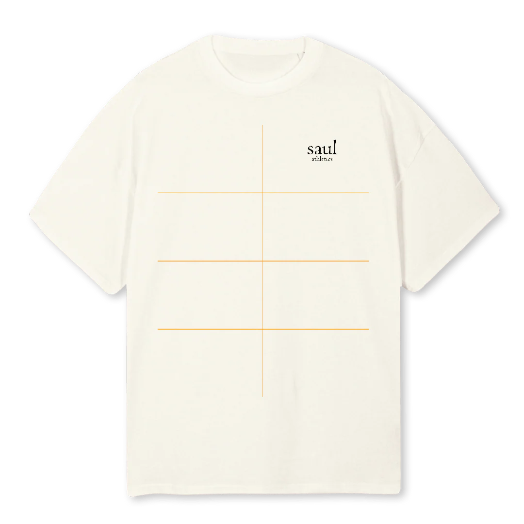 BASICS CREAM SA Cream Oversized Tee.