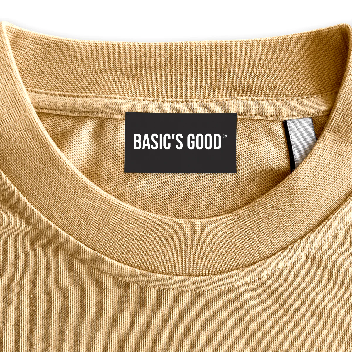 BASICS GOOD Custom Neck Label.