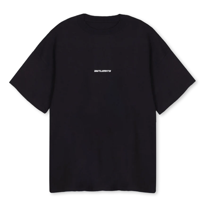 BASICTEEBLACK Black Oversized Tee.