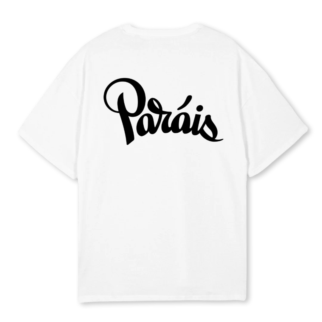 BASIX White Oversized Tee. - Image 2