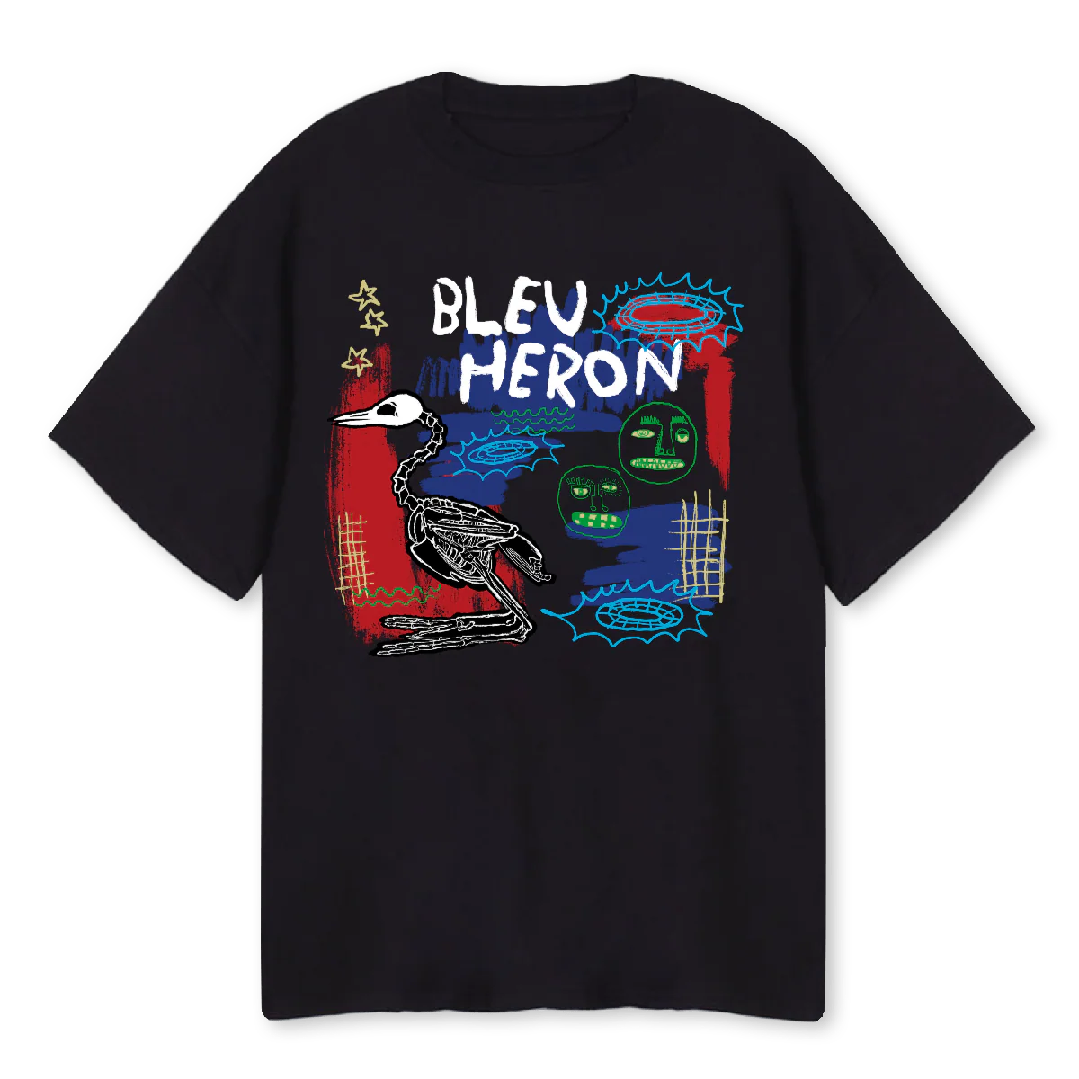 BASQUIAT Black Oversized Tee.