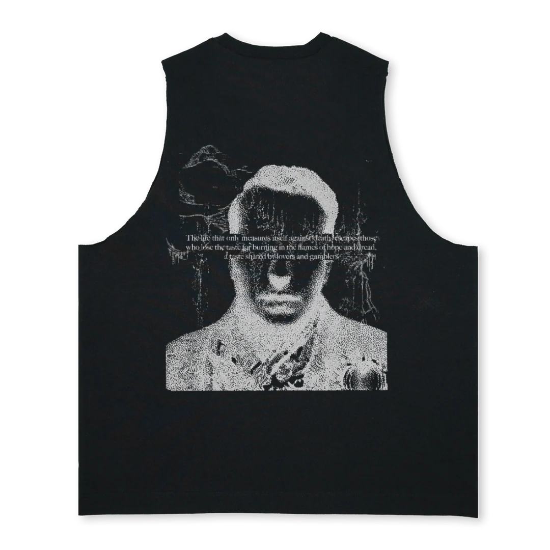 BATAILLE INV VEST Deep Black Oversized Vest. - Image 2