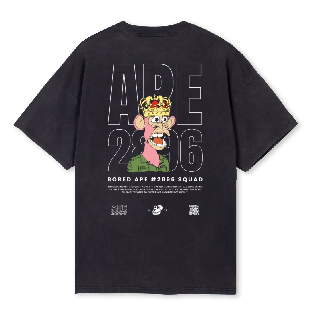 BAVBB Vintage Black Oversized Tee. - Image 2