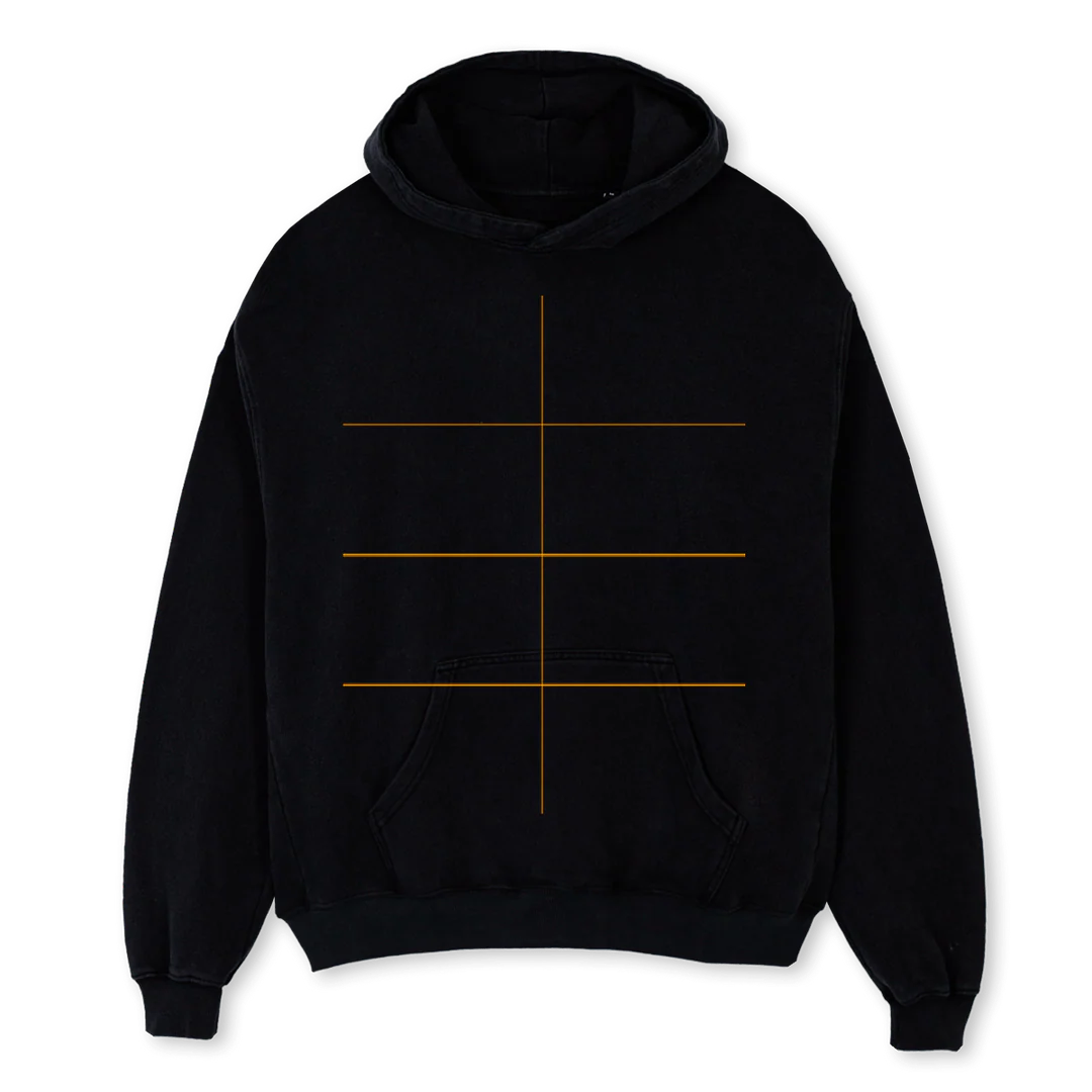 BCHAIN DIV Black Oversized Hoodie. - Image 2
