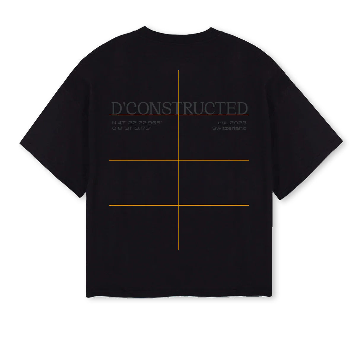 BCK Black Oversized Boxy Tee. - Image 2