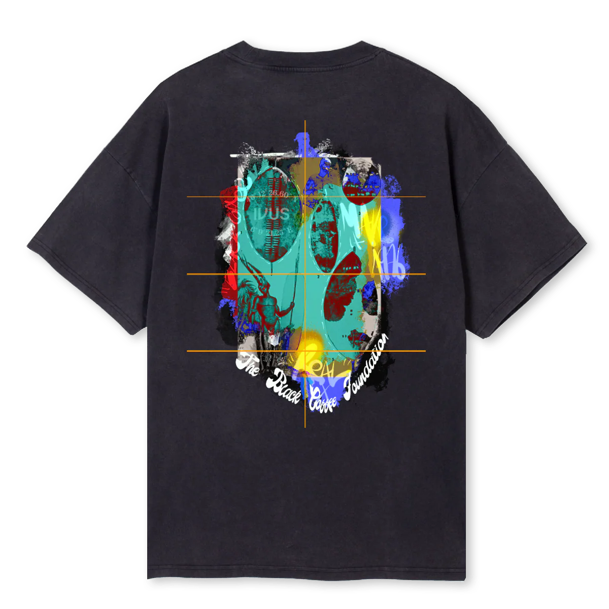 BCOFFEETEE Vintage Black Oversized Tee. - Image 2