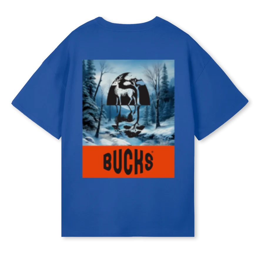 BCSLOU Cobalt Blue Oversized Tee. - Image 2