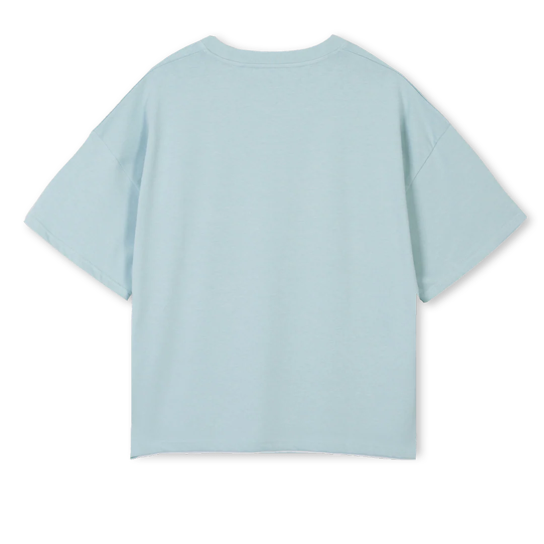BEACH BOYBLUE Cold Blue Oversized Boxy Tee. - Image 2