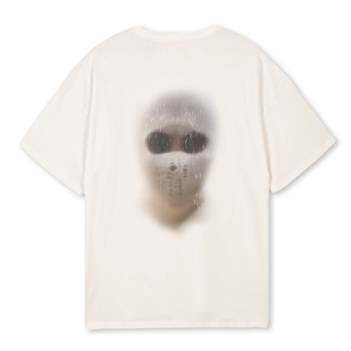 BEAHATER MUTE  Vintage White Oversized Tee. - Image 2