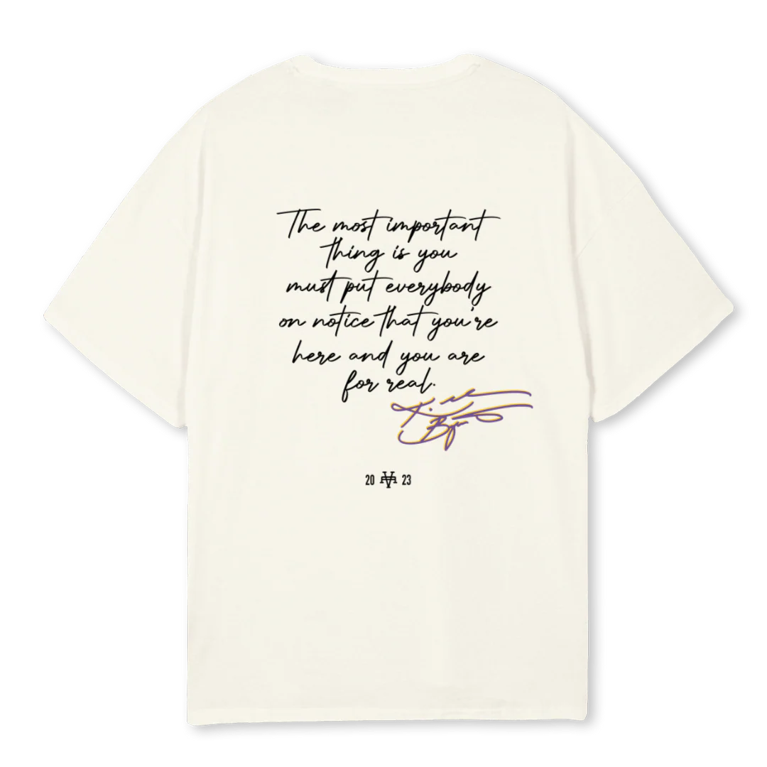 BEANTEE Cream Oversized Tee. - Image 2
