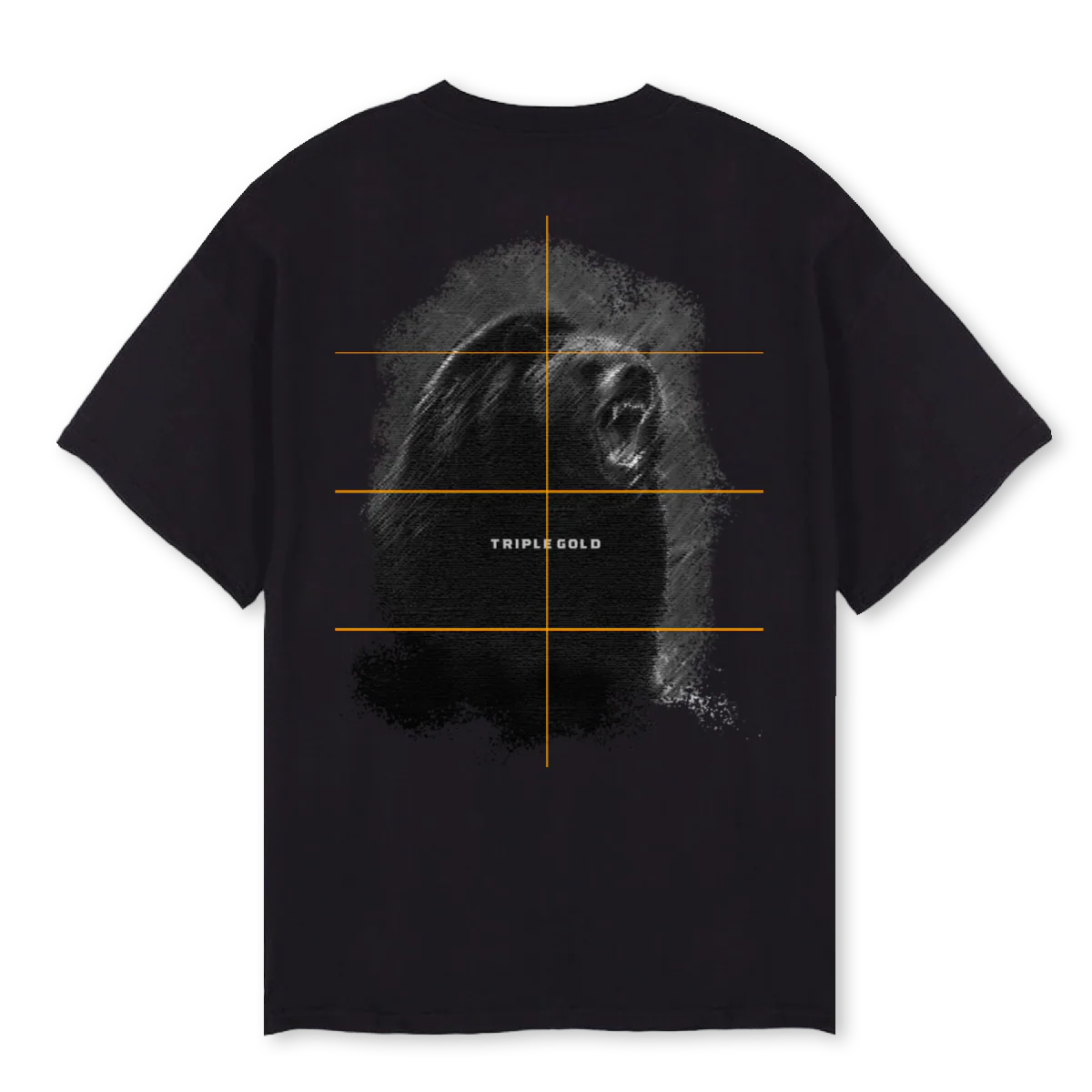 BEARBLACKTEE Black Oversized Tee. - Image 2