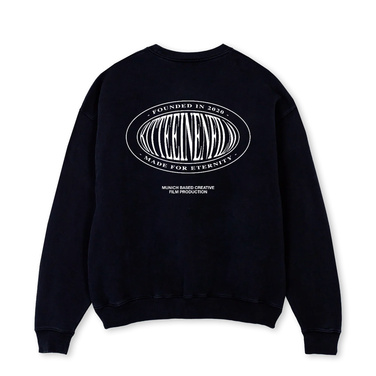 BEF GANG SWEATER Black Oversized Crewneck Sweater. - Image 2